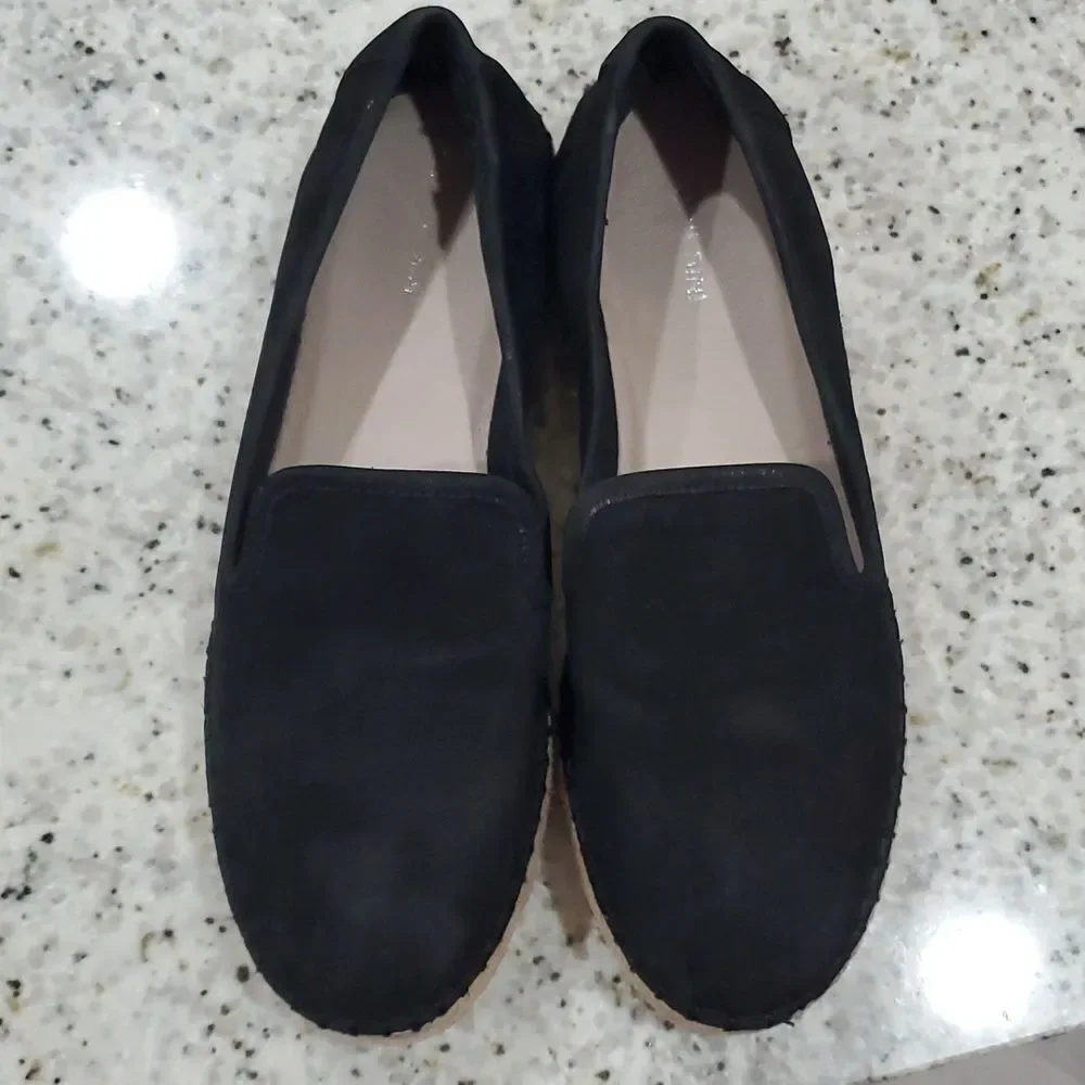 Gianni Bini Sabble Black Suede Espadrille , Women's US 9 - Picture 5 of 7
